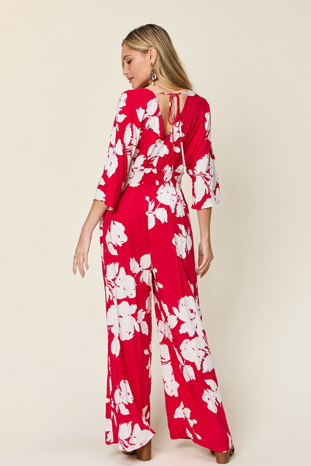 Printed Wide Leg Jumpsuit