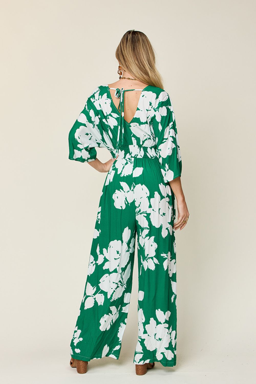 Printed Wide Leg Jumpsuit